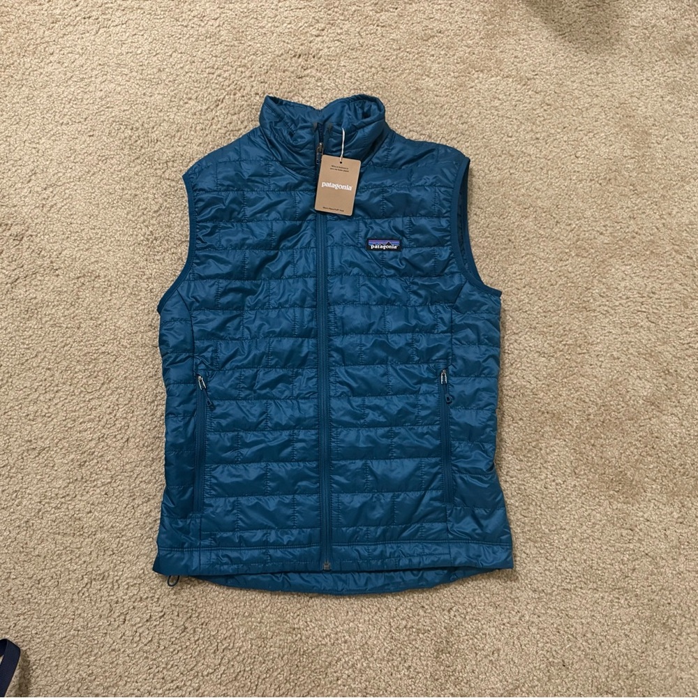 Patagonia Nano Puff Vest Small Lagom Blue